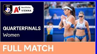 Full Match | CEV EuroBeachVolley 2023 Women's Quarterfinal 2