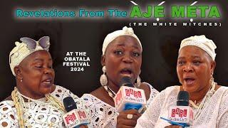 Unveiling the Aje-Meta (The Three Witches) from the Obatala Temple at the Obatala Festival 2024