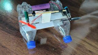 #Amazing Speed Boat, How To Make Mini Water Boat with Drone Motor.