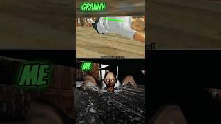 Granny Vision vs Player Vision  #granny #unluckytortol #scary #horror #karma #nostalgia