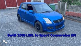 Suzuki Swift GL 1.3 Sport Conversion Part 1 - Sport Front Bumper and Future Build Plan