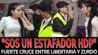 ¡FUERTE PELEA entre LEGISLADORA LIBERTARIA y el DIRIGENTE SOCIAL CHORRO!