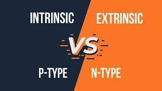 Classification of Semiconductors (Intrinsic/Extrinsic, P-Type/N-Type)