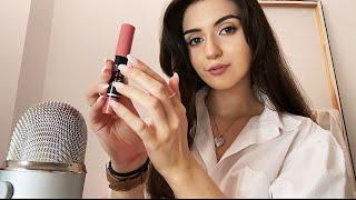 ASMR Drugstore Haul  Whispering, Makeup Tapping, Tongue Clicking