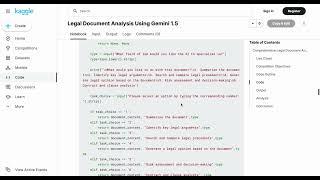 Danyal Asgar Legal Document Analysis Using Gemini 1.5 for Kaggle Google Long Context Competition