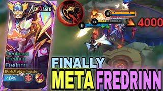 Fredrinn finally got what he deserved.! It will end All Meta! Fredrinn Best Build and Emblem | MLBB