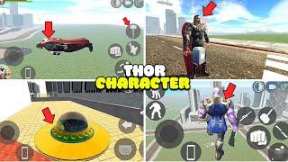 Thor Character Cheat Code Of Indian Bikes Driving 3d | UFO Coluer Change+Hidden Features In Update