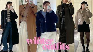 WINTER OUTFITS that you can't go wrong with... 5 winter daily outers & styling ️ | dear.jerry