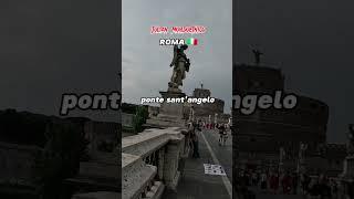 PONTE SANT'ANGELO   ROMA  #shorts #shortsyoutube #roma #travel #romantic #mundoetnico #ponte