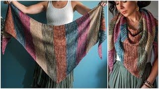 Easy, Step-by-Step Instructions to Crochet the Gorgeous, Beginner Level Chauncey Shawl!