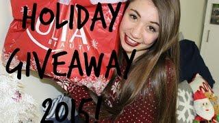 HOLIDAY GIVEAWAY 2015! (CLOSED) | BeautybySamixox