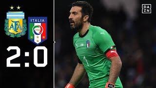 Gianluigi Buffon mit Comeback: Argentinien - Italien 2:0 | Highlights | Länderspiele | DAZN