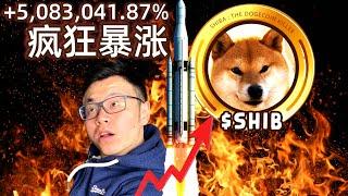 疯狂上涨50万倍！火爆全球的SHIB柴犬币背后的惊人秘密。小投入，大回报！错过了比特币，还要再错过这样的好机会吗？