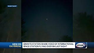 Granite Staters see International Space Station flying over NH