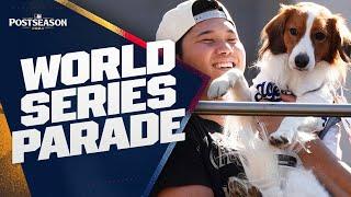 WORLD SERIES PARADE: Highlights from the Dodgers parade to celebrate their championship!