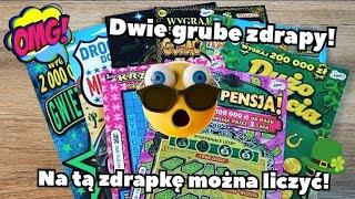 Zdrapki Lotto  Wpadły wygrane!  "Pewniak" trzyma formę! 