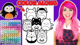 Color Squishmallows Halloween With Me | COLOR ALONG WITH KIMMI