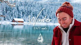 Winter 24/7 Live Radio ️ | beautiful scenery with chill acoustic/indie folk music