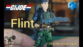 G.I. Joe Flint 1:18 scale action figure by Hiya. Their best one yet in my opinion.