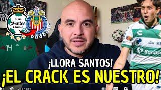 ¡DIOS MÍO! NADIE LO ESPERABA! REBAÑO LE ROBA UN CRACK AL SANTOS Y LA AFICIÓN CELEBRA! CHIVAS NEWS