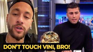 Neymar SLAMS Rodri after his comments about Vinícius Jr. Ballon d'Or | Real Madrid News