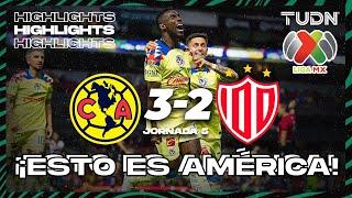 América 3-2 Necaxa - HIGHLIGHTS | AP2023-J5 | Liga Mx | TUDN Así ta bien?