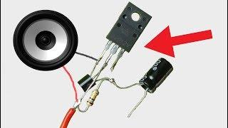 How to make Super simple powerful audio amplifier, diy easy amplifier