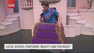 Cedar Cliff High School preparing their stage for 'Beauty and the Beast'