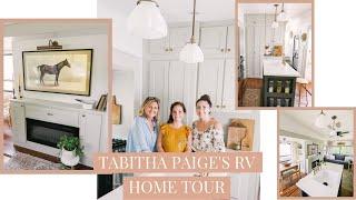 RV Home Tour with Tabitha Paige - Renovated RV with a Farmhouse Flair