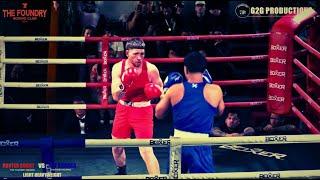 THE FOUNDRY'S THE FIRE STARTER - HUNTER COURT vs JEFF KARAKA Amateur Boxing Fight