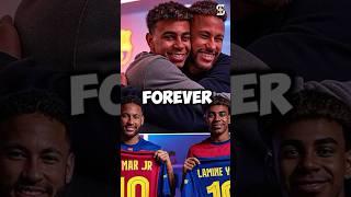 Lamine Yamal thanked his "idol" Neymar Junior #neymarjr #lamineyamal #football