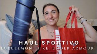 HAUL SPORTIVO | NIKE, UNDER ARMOUR, LULULEMON, CRZ YOGA | Silvia Arossa