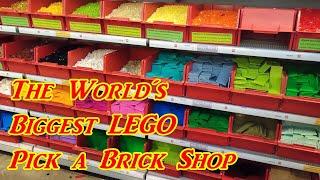 The Worlds biggest LEGO Pick a Brick Shop LEGOLAND Germany Faktory Shop