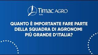 Quanto è importante fare parte della squadra di agronomi più grande d'Italia?