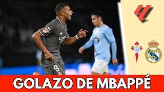 GOLAZO DE MBAPPÉ pone arriba al REAL MADRID 1-0, que no perdona vs CELTA | La Liga