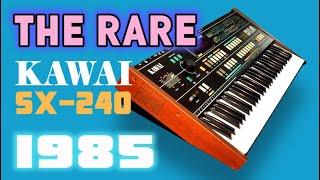 KAWAI SX-240 Analog Synthesizer 1985 | HD DEMO