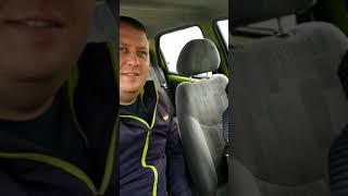Сын первый раз самостоятельно за рулём. Бездорожье на Матизе.