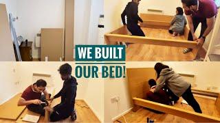 We built our own bed from scratch | shopping Ikea furniture | dublin vlog | indians in ireland