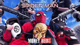 What If SPIDER-MAN Bros becomes MONEY HEIST? Escape from POLICE!