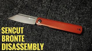 Sencut Brontë Pocket Knife Disassembly