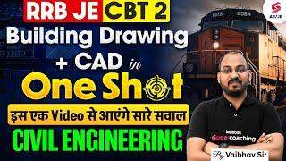 RRB JE Civil Engineering Classes | Building Drawing for RRB JE in One Shot | Vaibhav Sir