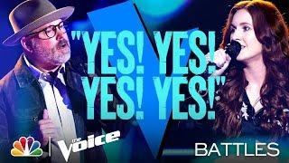 Pete Mroz vs. Savanna Chestnut - John Hiatt's "Have a Little Faith in Me" - The Voice Battles 2021