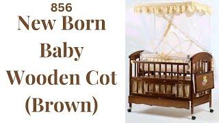 856 baby cot with cradle#baby#babyfurniture