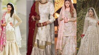 fabulous bridal nikkah dress for girls 2022-2023 fashion afsha