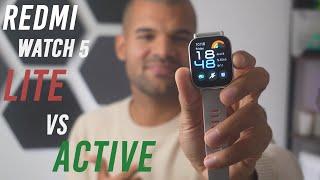 Xiaomi Redmi Watch 5 Active vs. Redmi Watch 5 Lite - Smartwatch-Vergleich