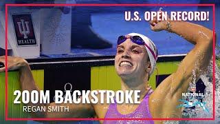 U.S. Open RECORD Set By Regan Smith in 200M Backstroke | 2023 Phillips 66 National Championships