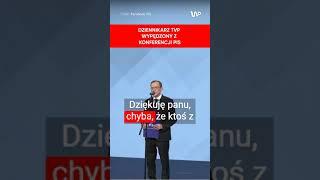 Dziennikarz TVP wypędzony z konferencji Błaszczaka, Kamińskiego i Wąsika