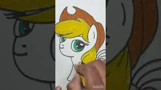 How to draw Applejack  My Little Pony #shorts #shortsfeed #mylittlepony