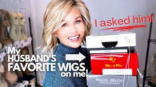 I ASKED HIM! Here are MY HUSBAND'S top 5 FAVORITE WIGS on me!  [OLD PHOTOS OF MY HAIR!]