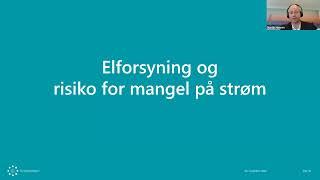 Webinar om strømafbrydelser